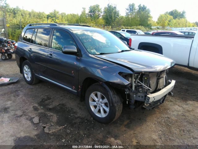 TOYOTA HIGHLANDER 2012 5tdbk3eh1cs131278