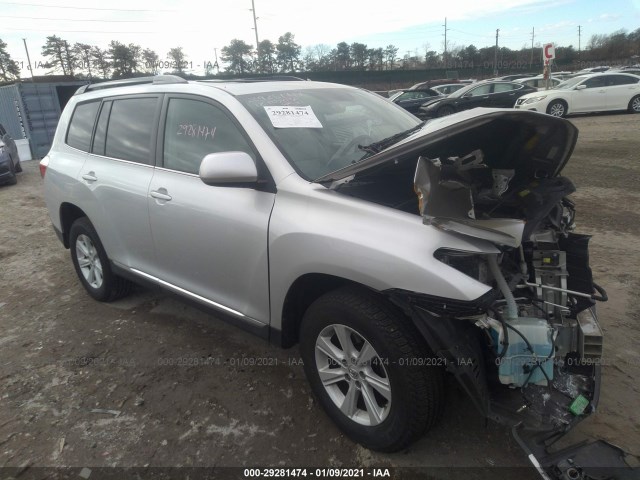 TOYOTA HIGHLANDER 2012 5tdbk3eh1cs133595