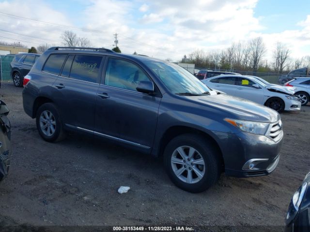 TOYOTA HIGHLANDER 2012 5tdbk3eh1cs138814