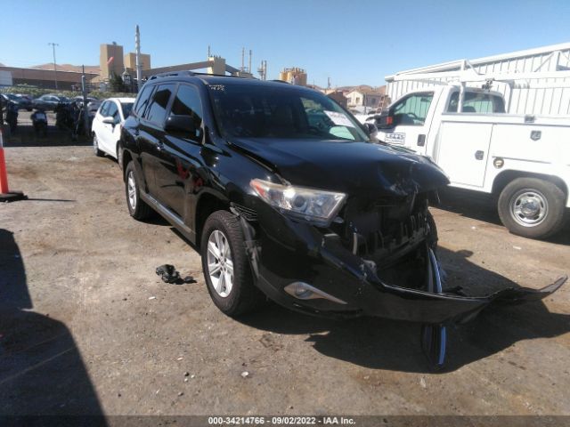 TOYOTA HIGHLANDER 2012 5tdbk3eh1cs140806