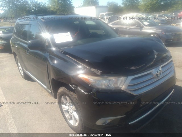 TOYOTA HIGHLANDER 2012 5tdbk3eh1cs143897