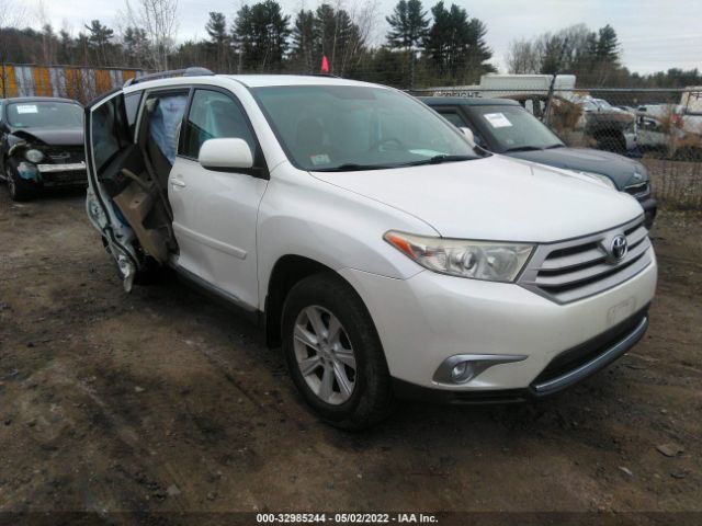 TOYOTA HIGHLANDER 2012 5tdbk3eh1cs145245