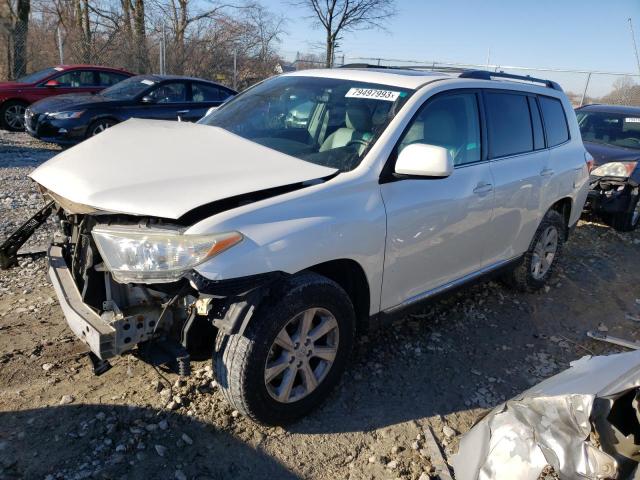 TOYOTA HIGHLANDER 2012 5tdbk3eh1cs146900