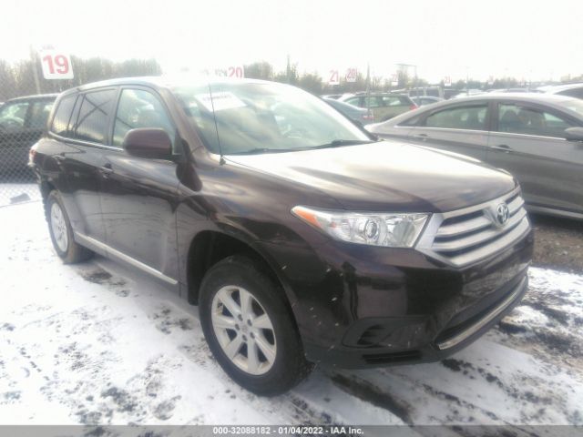 TOYOTA HIGHLANDER 2012 5tdbk3eh1cs160327