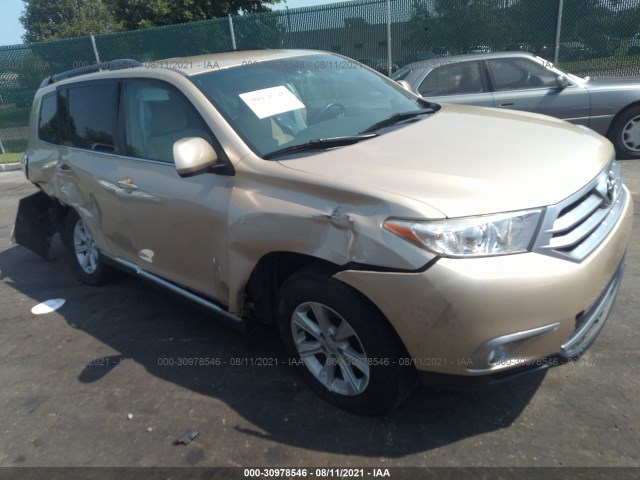 TOYOTA HIGHLANDER 2012 5tdbk3eh1cs161025