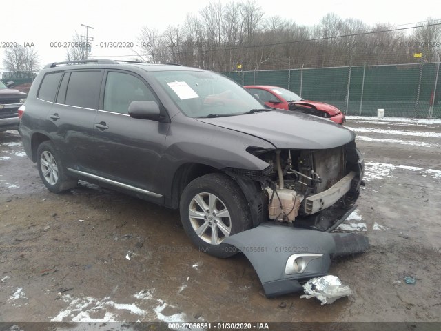 TOYOTA HIGHLANDER 2012 5tdbk3eh1cs162367