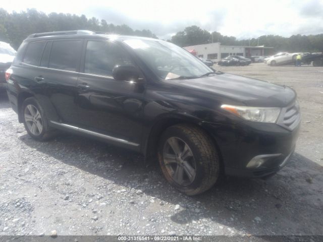 TOYOTA HIGHLANDER 2012 5tdbk3eh1cs164295