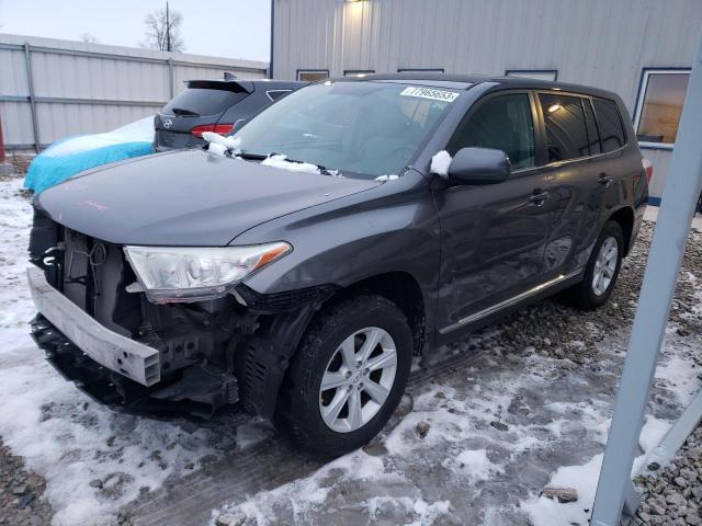 TOYOTA HIGHLANDER 2012 5tdbk3eh1cs167357