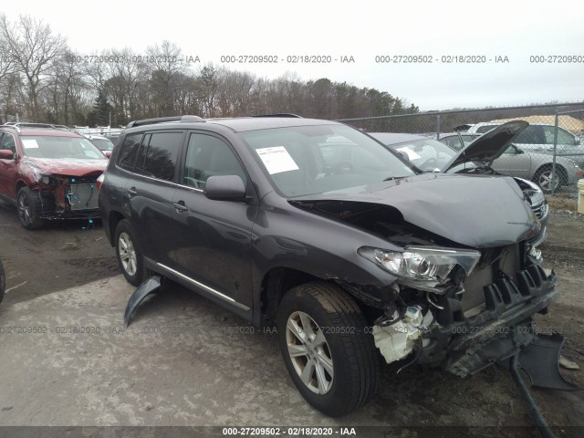 TOYOTA HIGHLANDER 2012 5tdbk3eh1cs167391