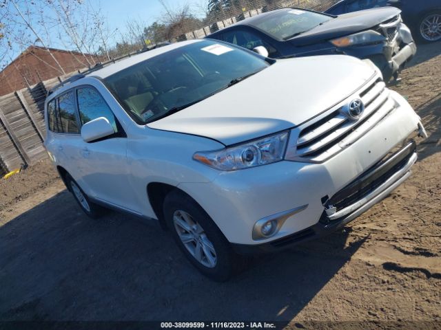 TOYOTA HIGHLANDER 2012 5tdbk3eh1cs174731