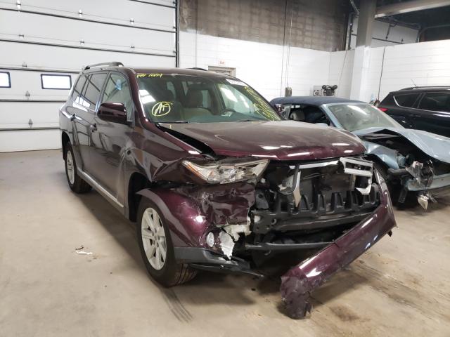 TOYOTA HIGHLANDER 2013 5tdbk3eh1ds185357