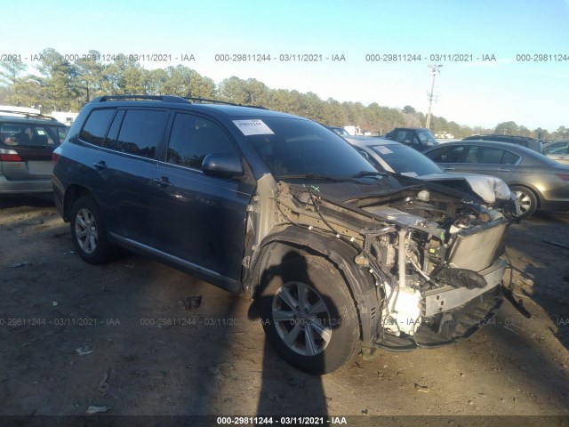 TOYOTA HIGHLANDER 2013 5tdbk3eh1ds192986