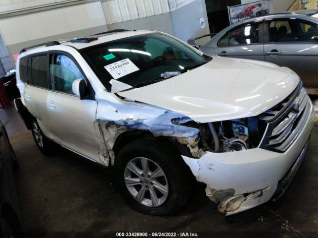 TOYOTA HIGHLANDER 2013 5tdbk3eh1ds197671