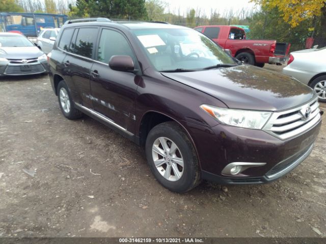 TOYOTA HIGHLANDER 2013 5tdbk3eh1ds200570