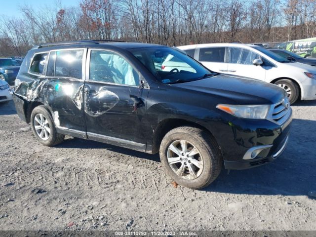 TOYOTA HIGHLANDER 2013 5tdbk3eh1ds204277