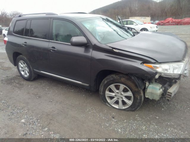 TOYOTA HIGHLANDER 2013 5tdbk3eh1ds218275