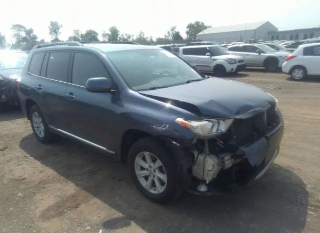 TOYOTA HIGHLANDER 2013 5tdbk3eh1ds229230