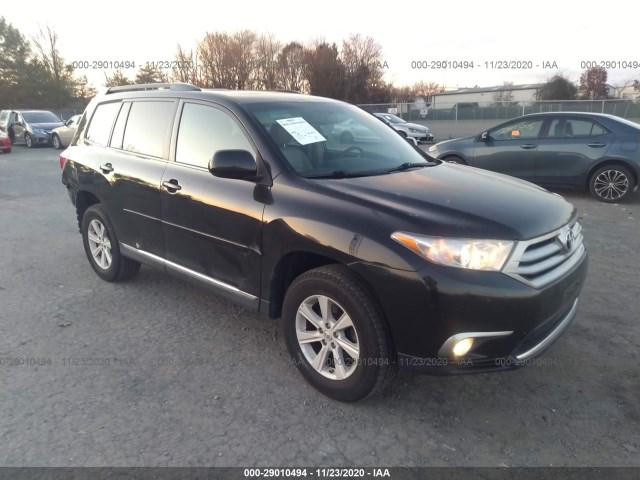 TOYOTA HIGHLANDER 2013 5tdbk3eh1ds234220