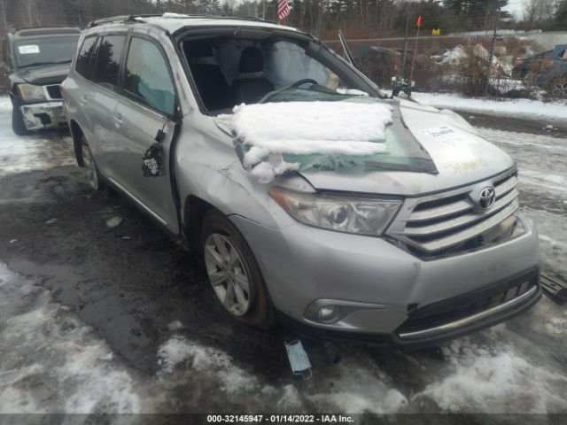 TOYOTA HIGHLANDER 2013 5tdbk3eh1ds239451