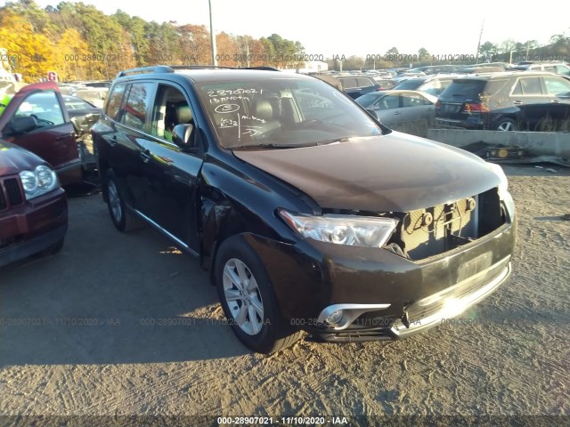 TOYOTA HIGHLANDER 2013 5tdbk3eh1ds241698