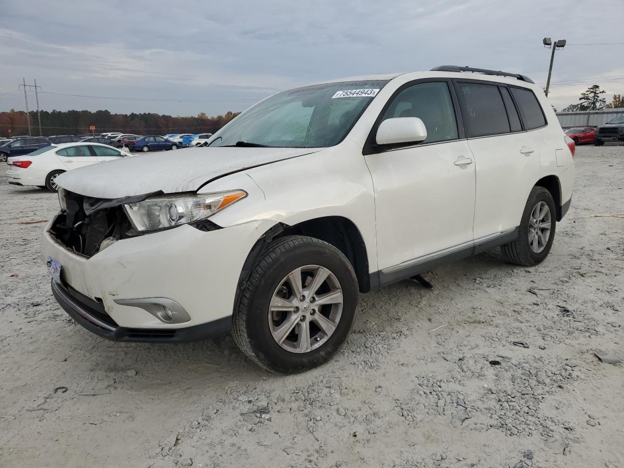 TOYOTA HIGHLANDER 2013 5tdbk3eh1ds246903