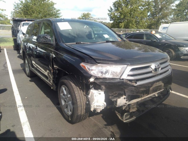 TOYOTA HIGHLANDER 2013 5tdbk3eh1ds275950