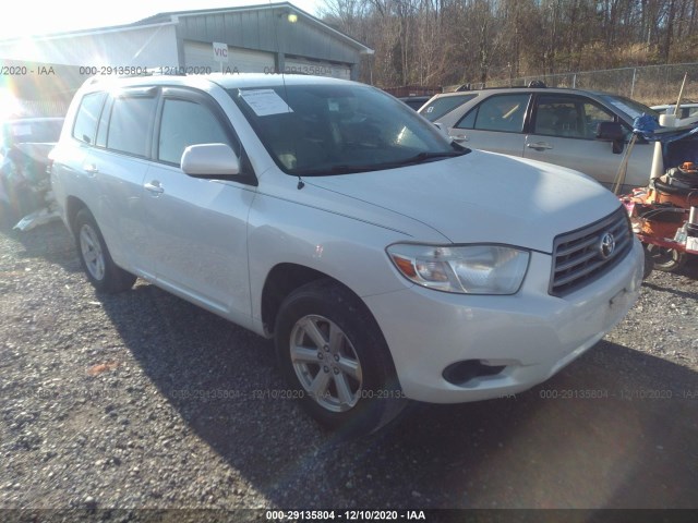 TOYOTA HIGHLANDER 2010 5tdbk3eh2as002821