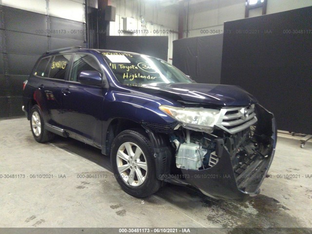 TOYOTA HIGHLANDER 2011 5tdbk3eh2bs053253