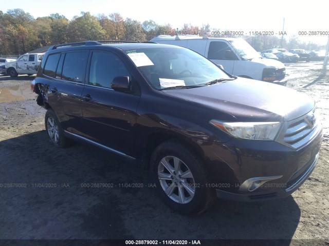 TOYOTA HIGHLANDER 2011 5tdbk3eh2bs073681