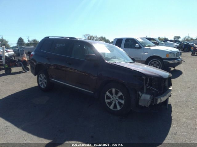 TOYOTA HIGHLANDER 2011 5tdbk3eh2bs089282