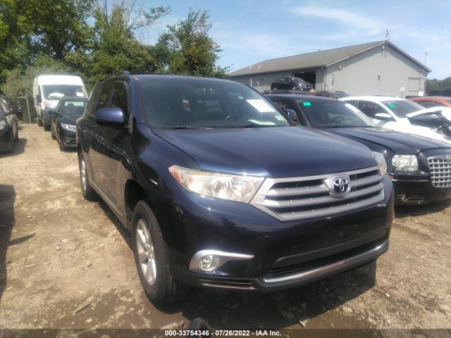 TOYOTA HIGHLANDER 2012 5tdbk3eh2cs102520