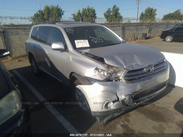 TOYOTA HIGHLANDER 2012 5tdbk3eh2cs102971