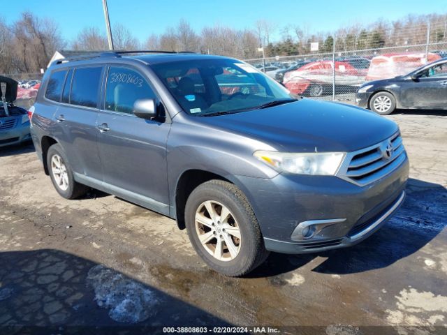 TOYOTA HIGHLANDER 2012 5tdbk3eh2cs116238