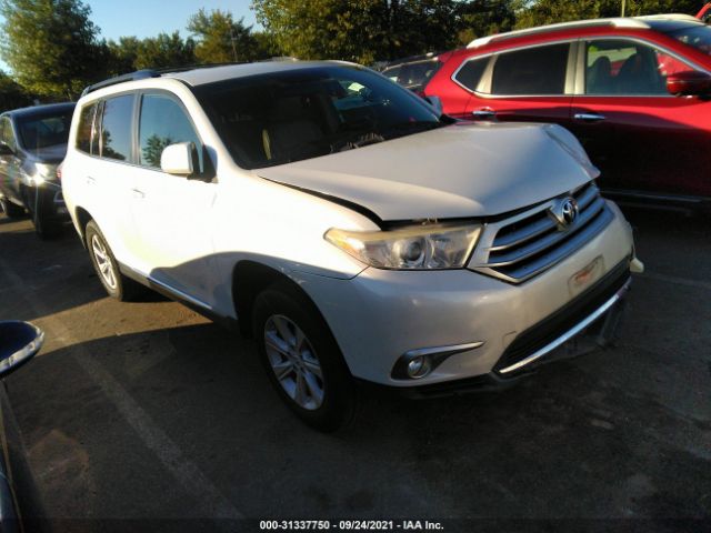 TOYOTA HIGHLANDER 2012 5tdbk3eh2cs119382