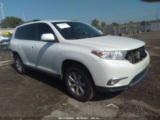 TOYOTA HIGHLANDER 2012 5tdbk3eh2cs126932