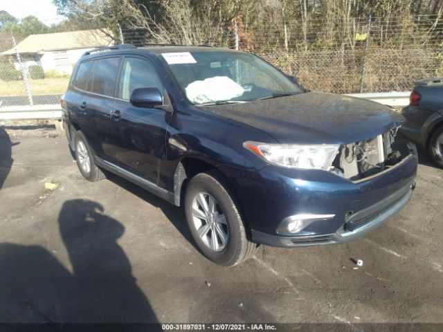 TOYOTA HIGHLANDER 2012 5tdbk3eh2cs131032