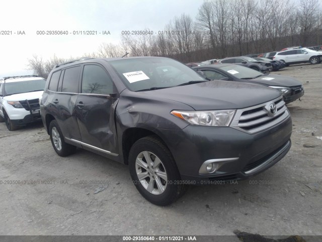 TOYOTA HIGHLANDER 2012 5tdbk3eh2cs131788