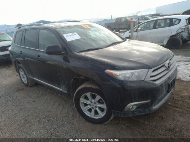 TOYOTA HIGHLANDER 2012 5tdbk3eh2cs134576