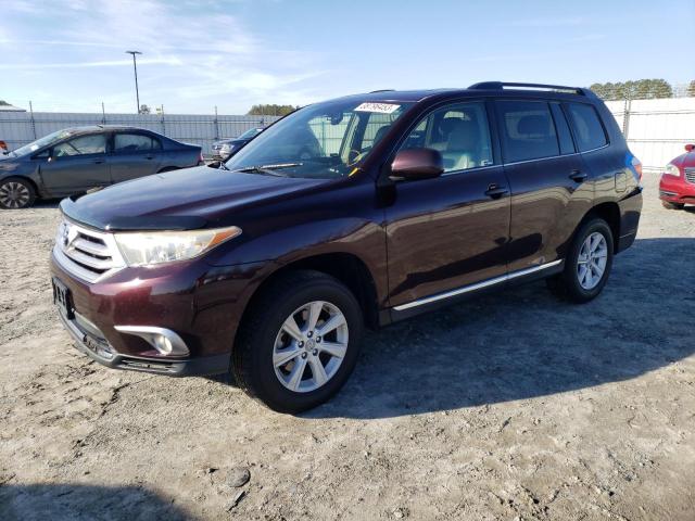 TOYOTA HIGHLANDER 2012 5tdbk3eh2cs137512