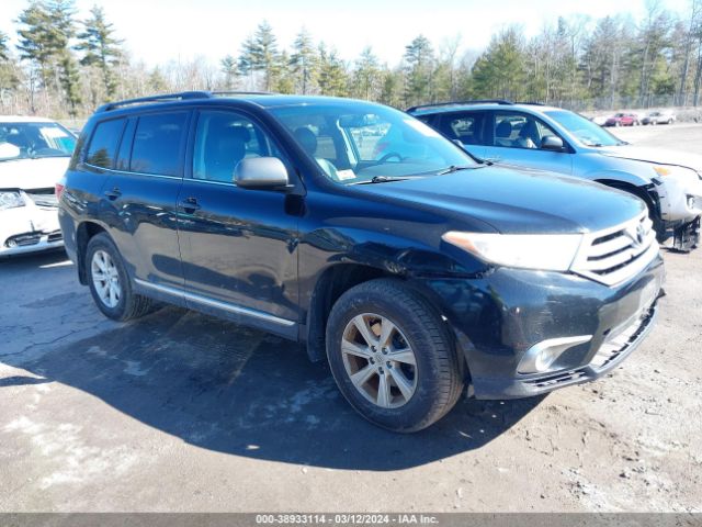 TOYOTA HIGHLANDER 2012 5tdbk3eh2cs141625