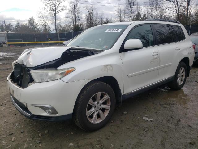 TOYOTA HIGHLANDER 2012 5tdbk3eh2cs146274