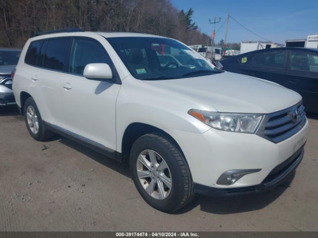 TOYOTA HIGHLANDER 2012 5tdbk3eh2cs170011