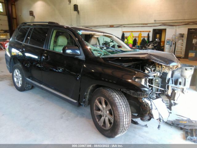 TOYOTA HIGHLANDER 2013 5tdbk3eh2ds186596