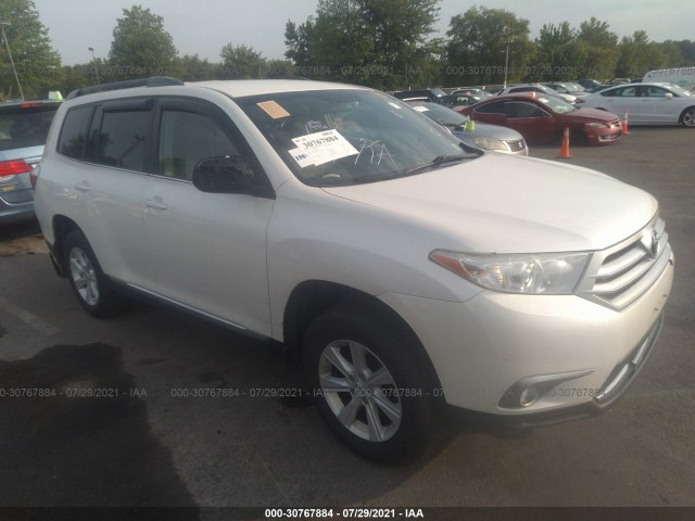 TOYOTA HIGHLANDER 2013 5tdbk3eh2ds190177