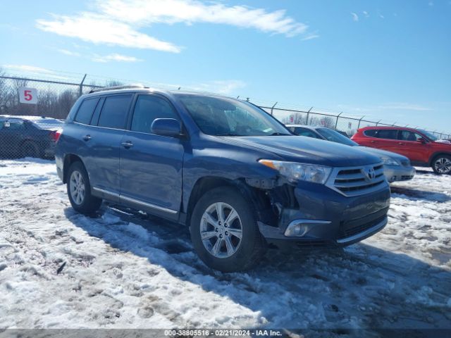 TOYOTA HIGHLANDER 2013 5tdbk3eh2ds203543