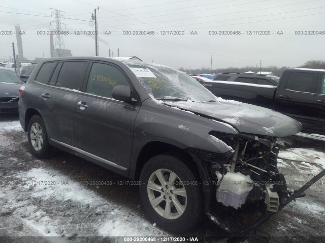 TOYOTA HIGHLANDER 2013 5tdbk3eh2ds226417