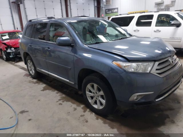 TOYOTA HIGHLANDER 2013 5tdbk3eh2ds240396