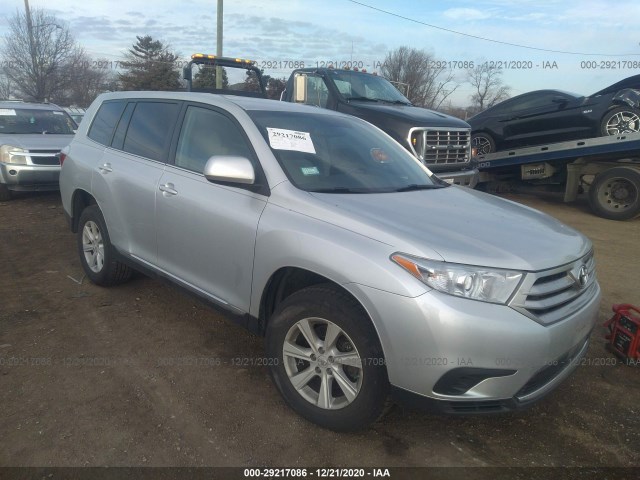 TOYOTA HIGHLANDER 2013 5tdbk3eh2ds241581