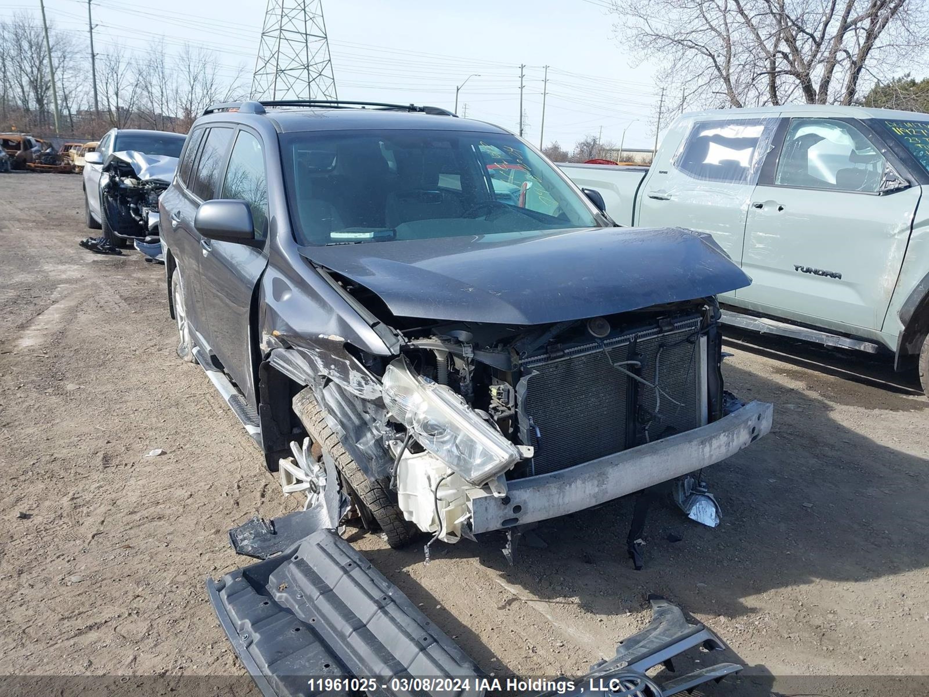 TOYOTA HIGHLANDER 2013 5tdbk3eh2ds247932