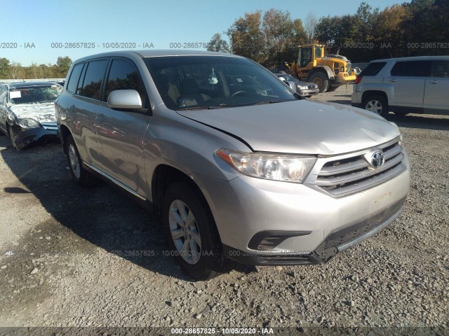 TOYOTA HIGHLANDER 2013 5tdbk3eh2ds248353